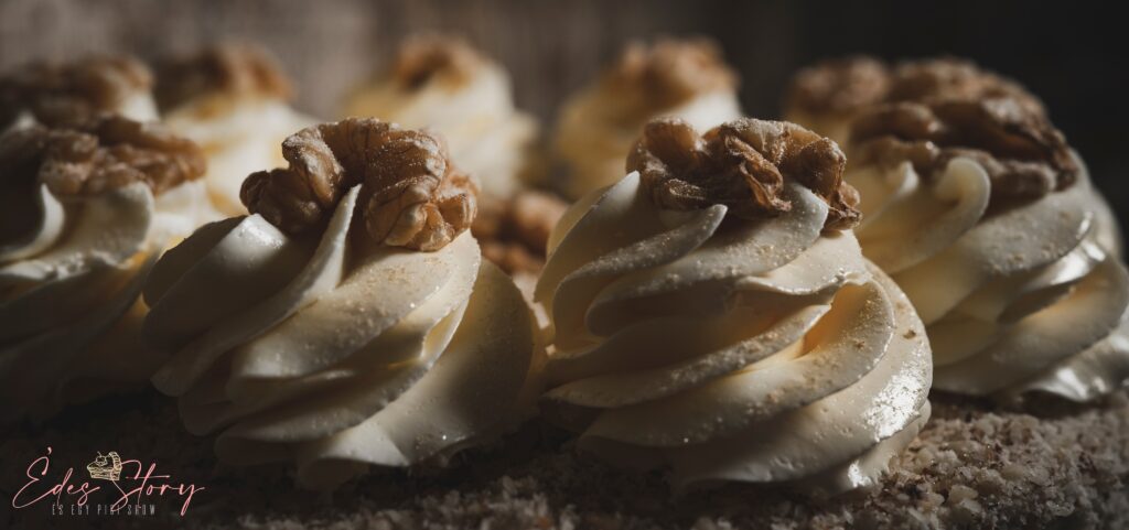 Marcipános Diótorta