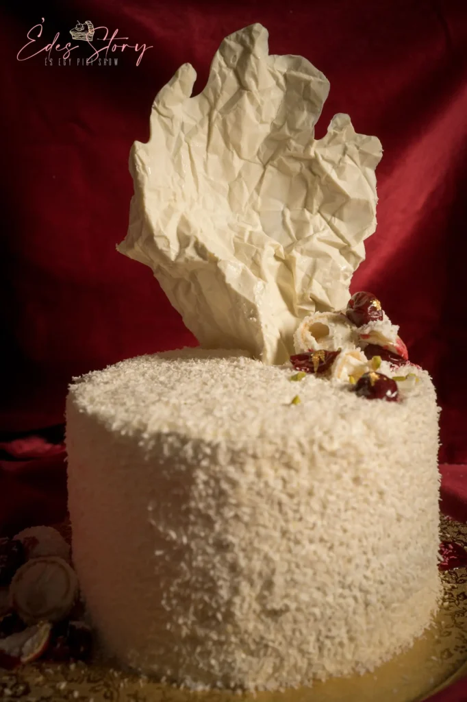 Kókusztorta Meggyzselével