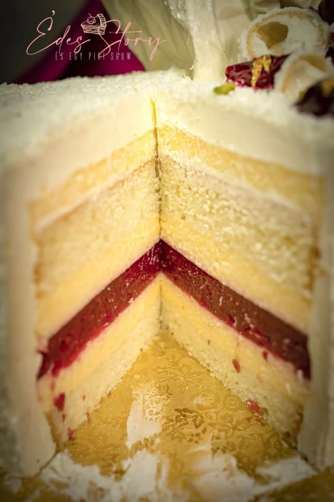 Kókusztorta Meggyzselével