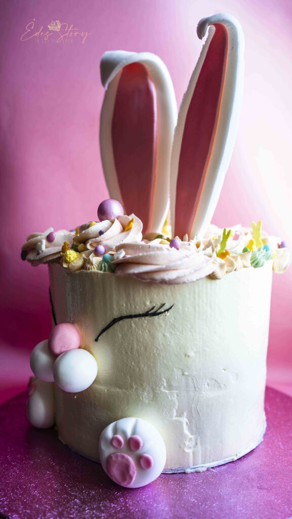 Nyuszi Torta - Citromos Piskóta és Habos Málna Ganache