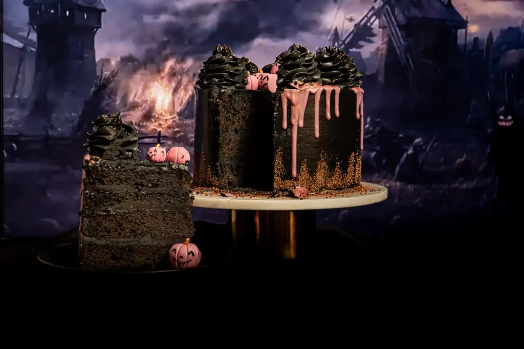 Extra Fekete Torta Halloweenra