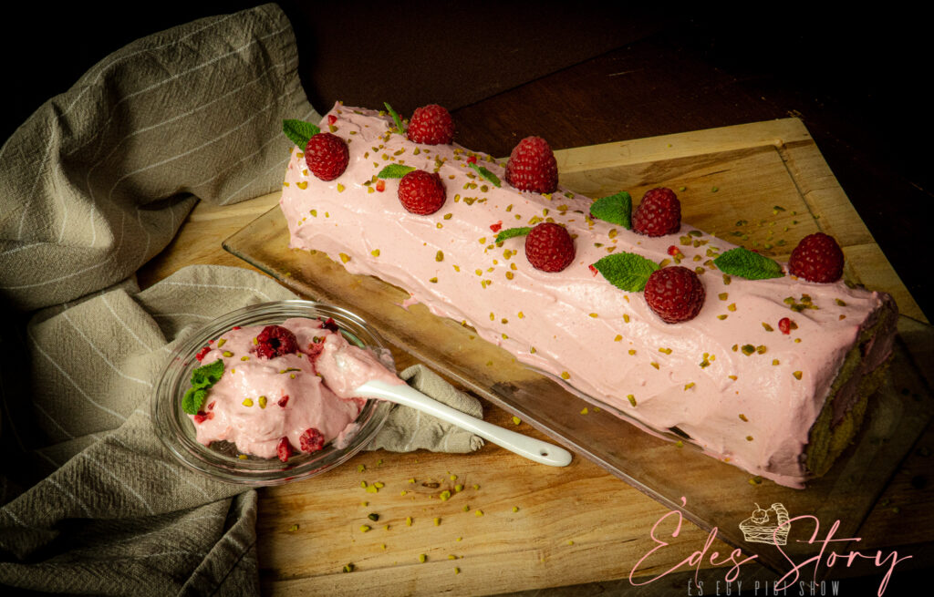 Málnás Piskótatekercs