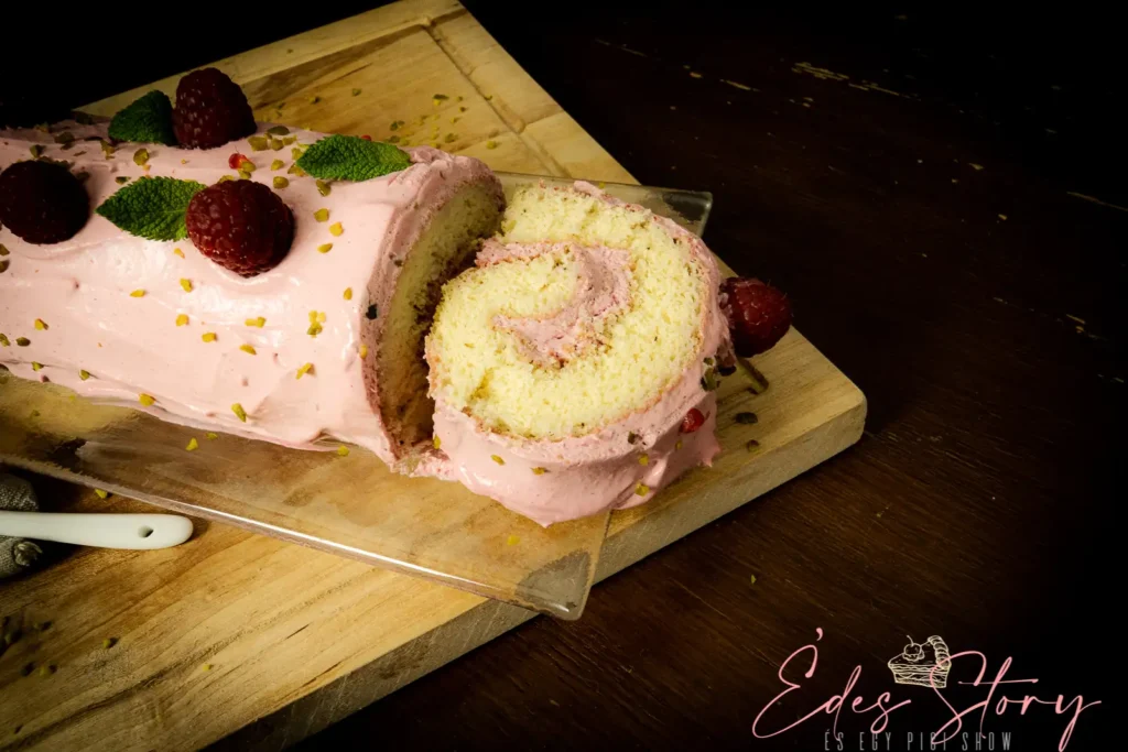 Málnás Piskótatekercs