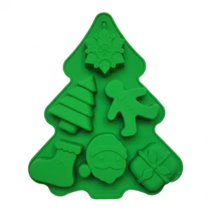 Karácsonyi szilikon muffin forma - Karácsonyi kavalkád