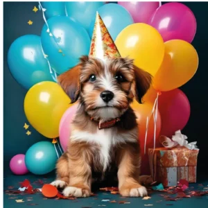 Kutyus szögletes 20x20cm