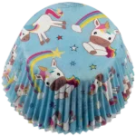 Muffin kapszli - Egyszarvú 50x25mm 60db