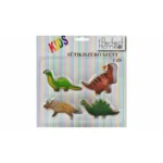 Perfect Home - 4 darabos fém süteménykiszúró szett – Dinoszauruszok