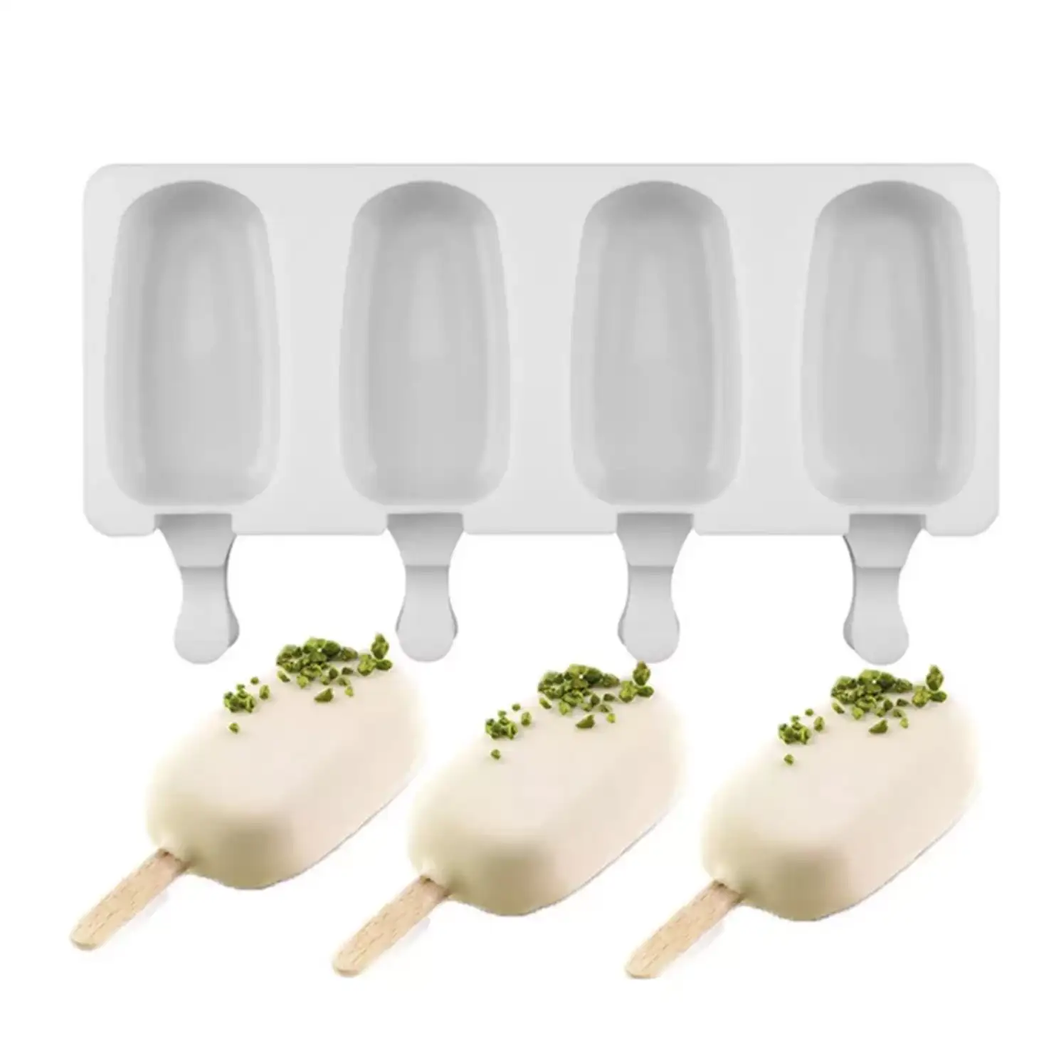 Szilikon Jégkrém és Fagylalt Készítő Forma 3db-os – Hagyományos, Magnum