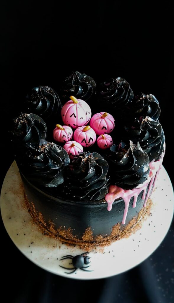 Extra Fekete Torta Halloweenra