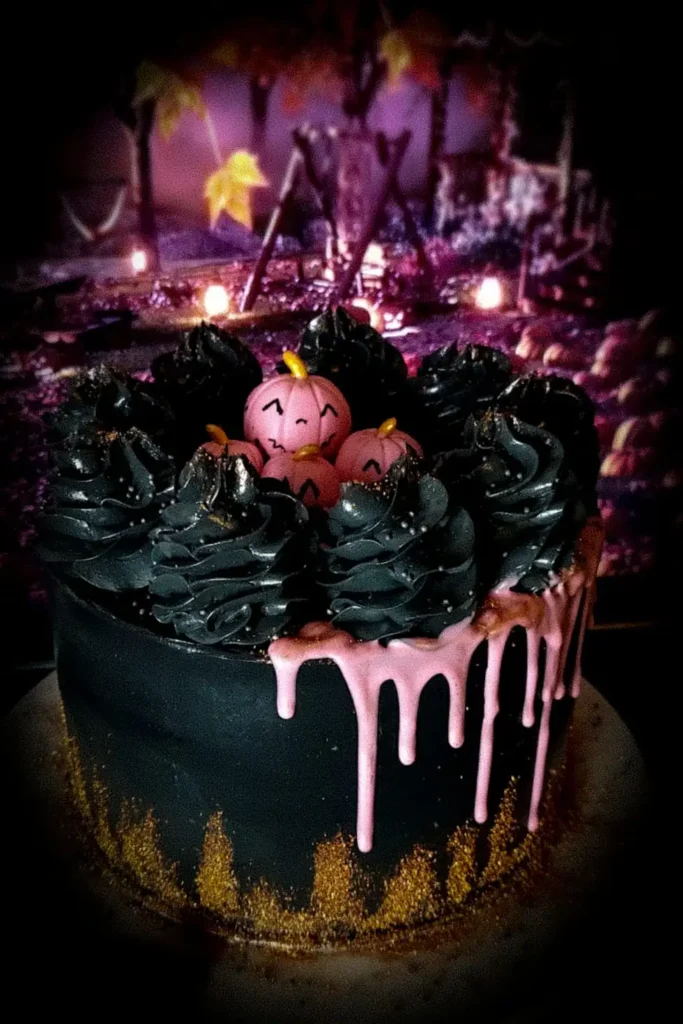 Extra Fekete Torta Halloweenra