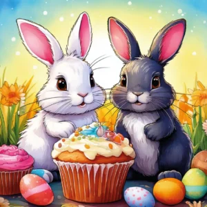 Húsvét szögletes 20x20cm