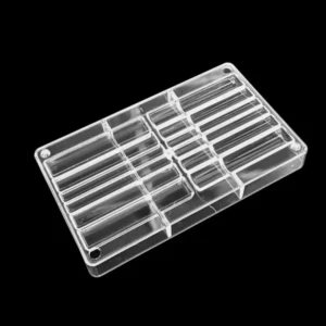 Kicsi polikarbonát bonbon forma – Pálcika – 2 féle minta