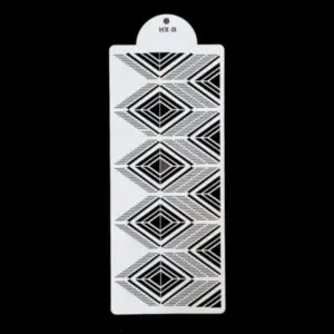 Torta sablon, stencil – Modern – Függöny, Pávatoll