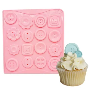 Szilikon csokoládé forma  – Gombok