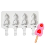 Szilikon jégkrém és sütinyalóka készítő forma – Szívek