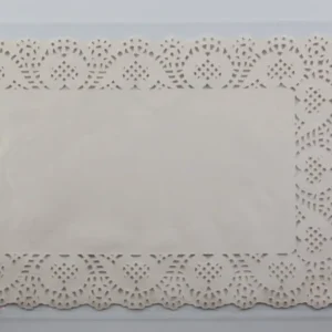 Csipkekpapír Fehér 20x30cm 12db