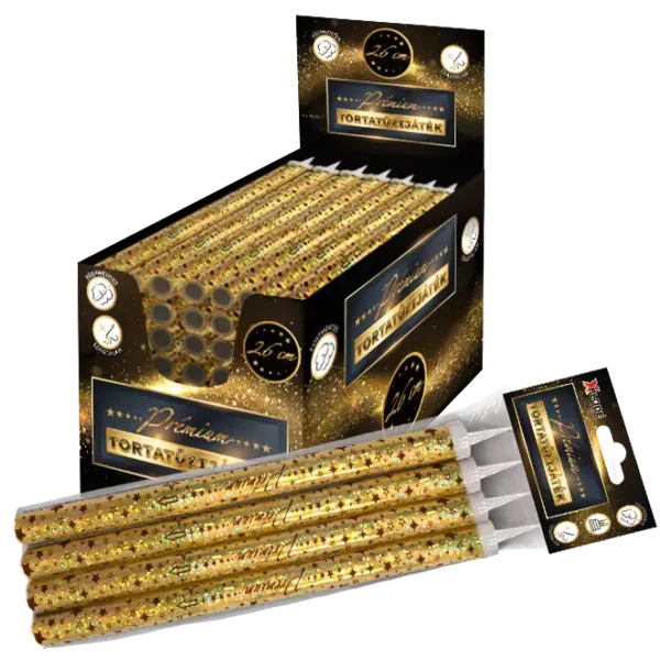 Prémium tortatűzijáték 26cm 1db