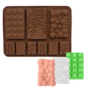 Szilikon csokoládé forma – Táblás csokoládé – Vegyes csokoládék