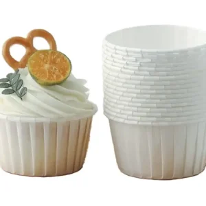 Muffin csésze 24db-os fehér