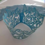 Muffin gyűrű - 10db-os - Pillangós csipke