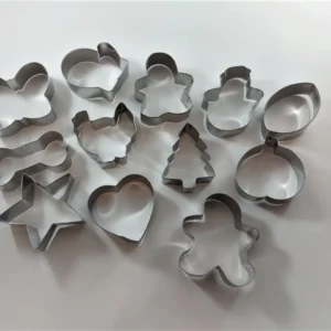 Perfect Home - Sütikiszúró szett 12 db-os (Fém karikán- karácsonyi)