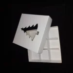 9 Darabos Ablakos Bonbon Doboz – Fehér Karácsonyfa