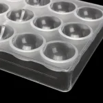 Polikarbonát Bonbon Forma - Félgömb (32 darabos)