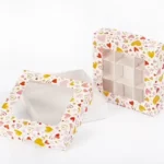 9 Darabos Ablakos bonbon Doboz - Szivecskés