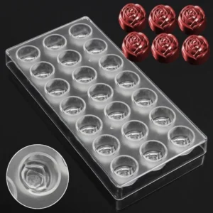 Polikarbonát Bonbon Forma – Rózsa