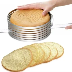 Állítható tortaszeletelő keret