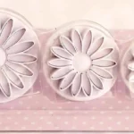 Rugós kiszúró szett 3 db-os - Napraforgó, margaréta, gerbera