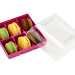 Silikomart macaron tartó 6db-hoz - Fukszia