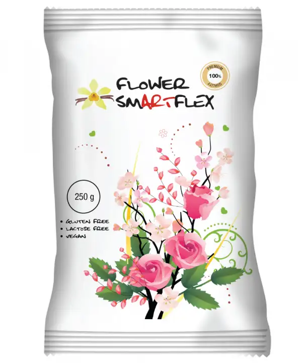 Smartflex Flower Virágmassza - Vaníliás, Fehér 250g