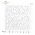 Stencil - Levelek 16x16cm