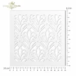 Stencil - Virágos tapéta minta 1. 16x16