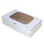 Süteményes kartondoboz ablakos 18x31x8cm