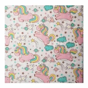 Szalvéta – Unikornis virágokkal  - 20db-os