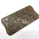 Szilikon csoki forma - Hópelyhek