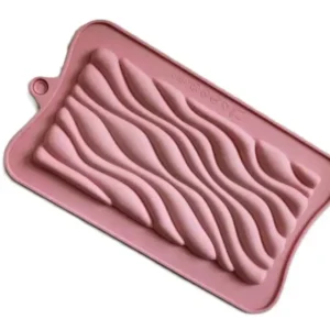 Szilikon csokiöntő forma - Táblás csoki - Hullám