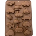Szilikon csokoládé forma – Járművek