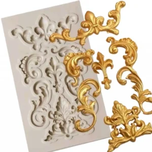 Szilikon fondant mintázó - Kacs díszek