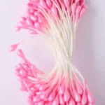 Bibék - Gyöngyház Barbie pink közepes fejű bibék - 170 fej