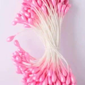 Bibék - Gyöngyház Barbie pink közepes fejű bibék - 170 fej