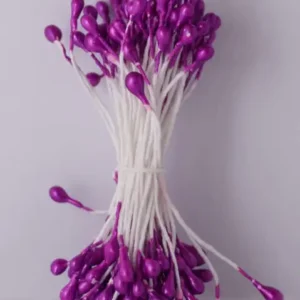 Bibék - Gyöngyház püspöklila közepes fejű bibék - 170 fej