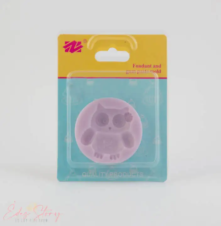 Szilikon Forma Fondanthoz - Bagoly