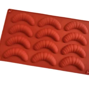 Szilikon forma - Kifli - 12 részes