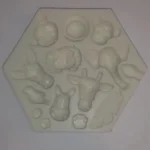 Szilikon forma - Szafari állatok