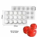 Szilikon mousse forma - 3D alma