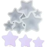 Szilikon nyalóka forma - Csillagok