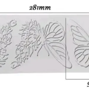 szilikon ostya tuile készítő - Pillangó